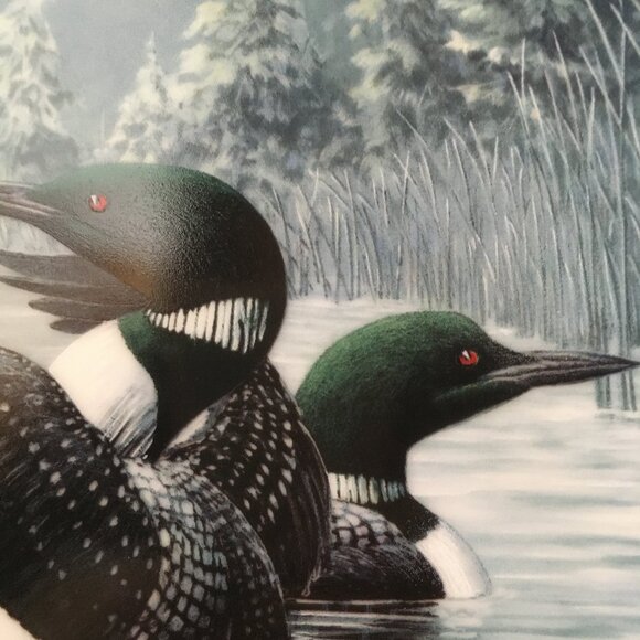 2/$40 Voice of the North Decorative Plate 'Early Start' Don Li-Leger - Picture 3 of 8